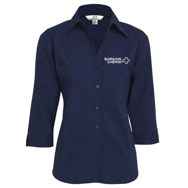 Bargain Chemist - Ladies Metro 3/4 Sleeve Shirt - Ladies Metro 3/4 Sleeve Shirt Thumbnail
